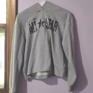 Grey Converse hoodie